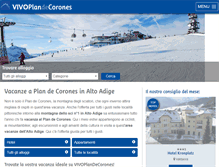Tablet Screenshot of plan-de-corones.com